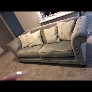 Ashley’s Grey Sofa